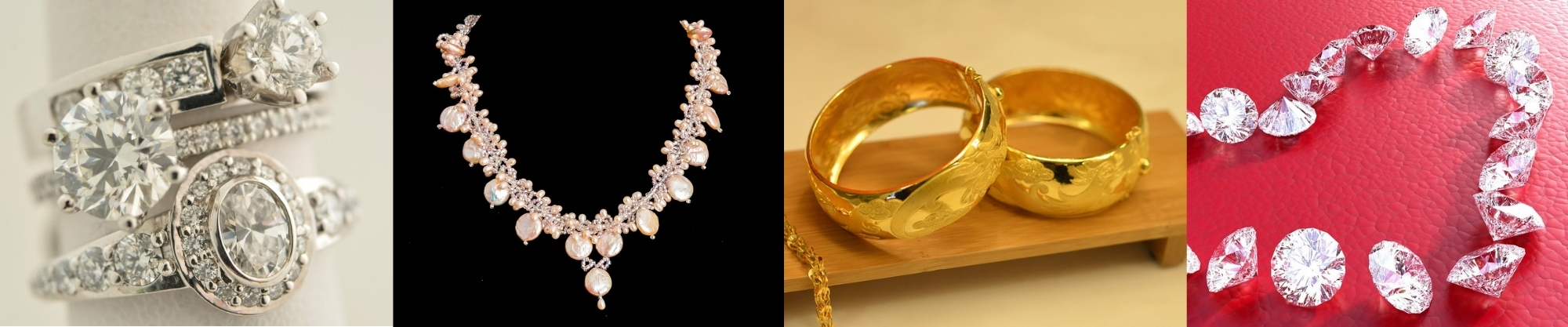 Joyerías, relojes anillos,  aretes 